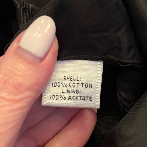 Talbots 2 Piece Fit & Flare Dress Blazer Jacket B&W Floral Petite Women Size 12P - Picture 9 of 10